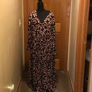 Women’s Roaman’s Black Multi Dress Size 18w